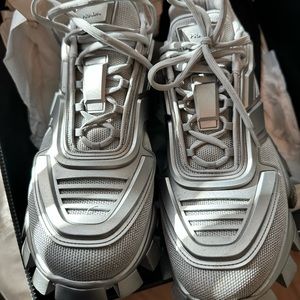 Silver Prada cloudburst